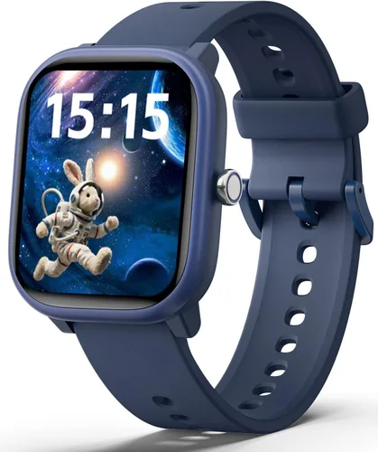 Vista 10 de Reloj Inteligente para Niños y Niñas, Rastreador de Fitness con Monitor de Frecuencia Cardíaca y Sueño, Pantalla Táctil de 1.83" con 12