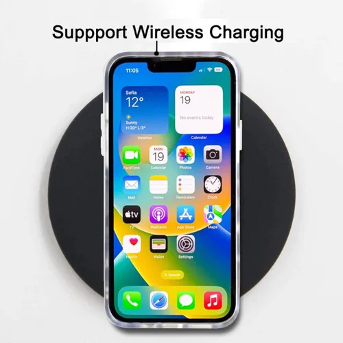 Vista 9 de J.west Funda compatible con iPhone 14 Plus, lujosa funda de silicona suave con estampado de leopardo translúcido translúcido y vintage para niñas