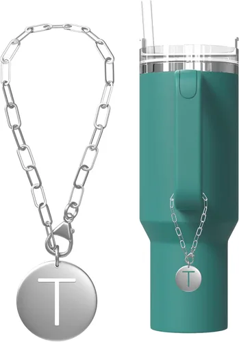 Vista 27 de Stanley Accessories - Dijes dorados de Stanley de 40 onzas con letras A-Z para vaso Stanley, accesorios compatibles con Yeti y Hydro Flask, Pequeño