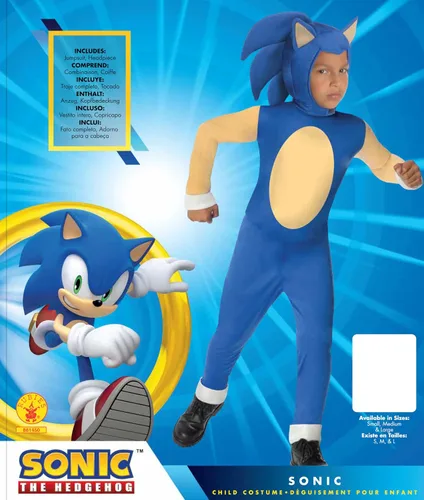 Vista 3 de Disfraz de Sonic Generations Sonic el erizo.