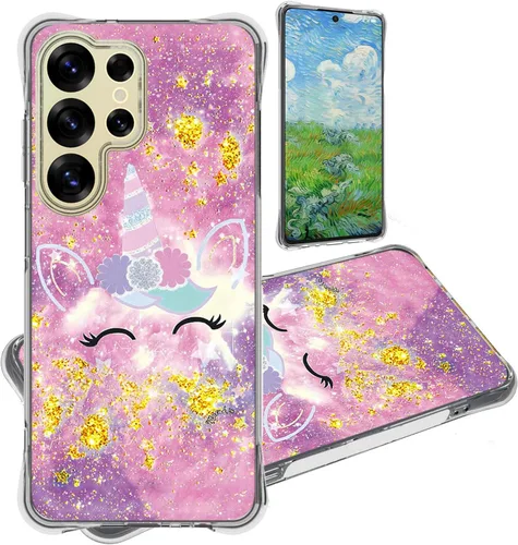 Vista 76 de jioeuinly JSF-DJS - Funda compatible con Nothing Phone 2a con protector de pantalla de vidrio templado, policarbonato duro + silicona suave, soporte
