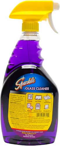 Vista 2 de Sparkle Limpiador de vidrio, sin amoníaco, 33.8 onzas (paquete de 1)