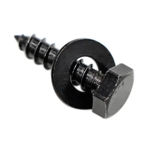 Vista 5 de 25 tornillos de retraso hexagonales de acero inoxidable de 1/4 pulgadas x 1 pulgada, arandelas incluidas