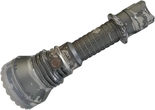 Vista 2 de ACEBEAM L19 CAMO PM1 linterna LED blanca -1650 lúmenes 4,265.1 ft tiro w/20A batería - gris CAMO
