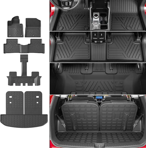 Vista 16 de powoq - Alfombrilla de suelo de 6 asientos compatible con Jeep Grand
