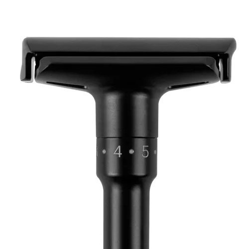 Vista 5 de QSHAVE Juego de maquinilla de afeitar de seguridad de doble borde ajustable (azor)