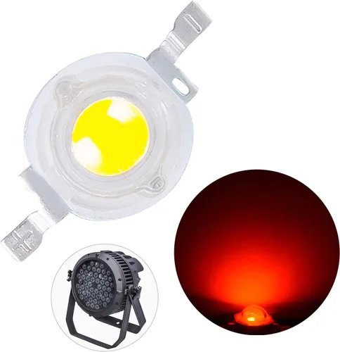Vista 13 de Paquete de 20 cuentas LED azules de 1 W, bombilla de lámpara de chip LED para luces de escenario LED