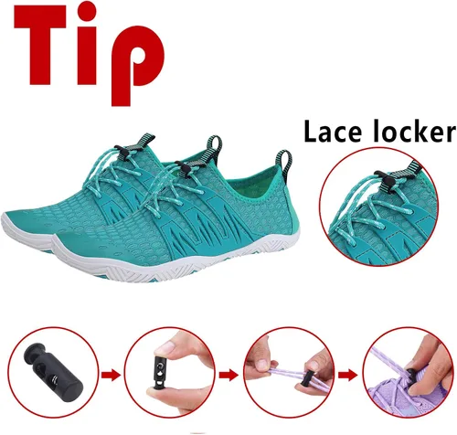 Vista 5 de Wyhan - Zapatos de agua para hombre y mujer, secado rápido, calcetines acuáticos, zapatos de buceo para playa, natación, surf, piscina, yoga