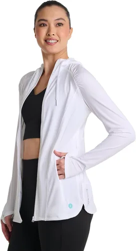 Vista 29 de Coolibar Chaqueta con cremallera completa para mujer - Protección solar UPF 50+ - Astir