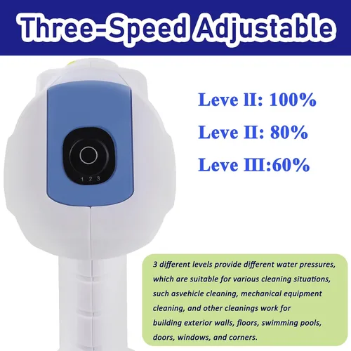 Vista 3 de Limpiador eléctrico inalámbrico, kit de lavadora eléctrica de 653 PSI, pistola de lavado a presión inalámbrica portátil con múltiples accesorios