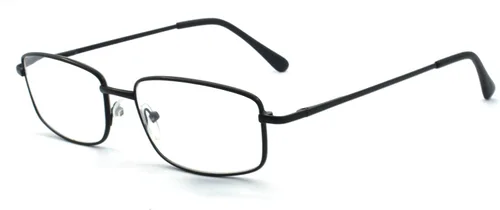 Vista 6 de Gafas de lectura rectangulares extra anchas de metal para hombres y mujeres