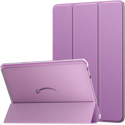 Vista 22 de MoKo - Funda para tableta Amazon Kindle Fire HD 10 (13ª generación, versión 2023) de 10.1 pulgadas, funda de piel sintética con soporte triple