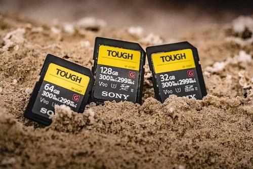 Vista 8 de Sony SF-G32T/T1 - Tarjeta de memoria flash SDHC UHS-II clase 10 U3 de alto rendimiento con velocidad de lectura rápida de hasta 300 MB/s, 32 GB