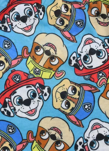 Vista 4 de Paw Patrol Conjunto de pijama para niños, camiseta y pantalones cortos de 2 piezas