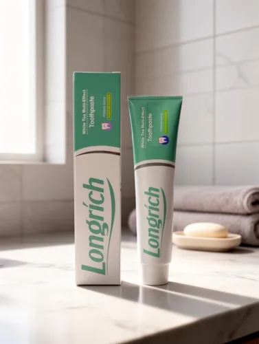 Vista 3 de Longrich Pasta de dientes de té blanco multiefecto, sin flúor