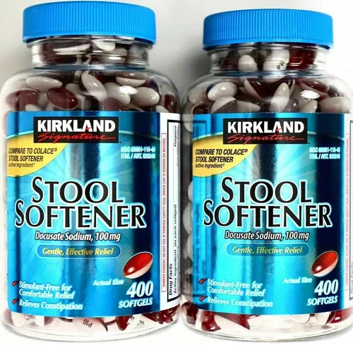 Vista 7 de Ablandador de heces Kirkland Signature 100 mg, 400 cápsulas blandas