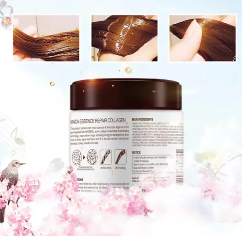 Vista 5 de Karseell - Mascarilla para el cabello con colágeno para reparación profunda y dañada para el cabello