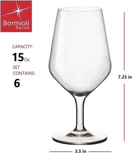 Vista 2 de Bormioli Rocco Electra - Gafas multiusos, juego de 6
