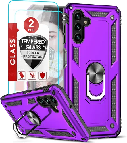 Vista 34 de LeYi Funda para Moto G Stylus 2022 4G (no compatible con 5G), funda para Moto G Stylus con 2 protectores de pantalla, funda protectora de grado Oro