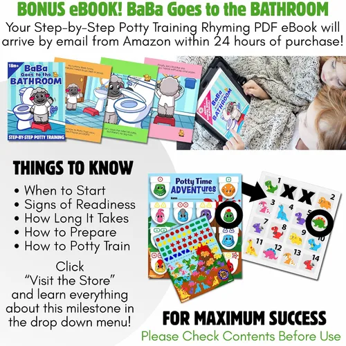 Vista 8 de LIL ADVENTS Potty Time Adventures, Sistema de entrenamiento para ir al baño