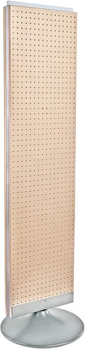 Vista 11 de Azar Displays 700440-BLK, EXPOSICIÓN DE PISO DE PEGBOARD DE DOS CARAS BASE DE ESTUDIO REVOLVANTE REDONDO NO REVOLVANTE. Tamaño del panel: 16 Negro