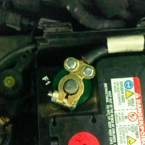 Vista 6 de Ampper - Abrazaderas conectoras de latón para terminales de batería, juego de terminales de poste superior para vehículos marinos, autos, barcos