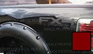 Vista 15 de FX4 Offroad Calcomanías para Ford F150 Negro (2009,2010,2011) - CB [Juego de 2]
