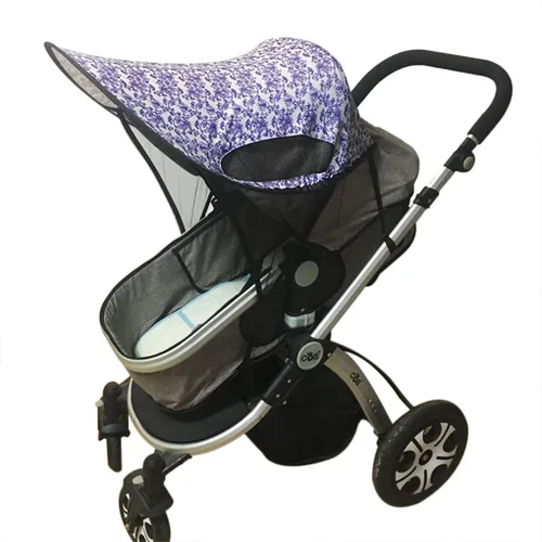 Vista 9 de Parasol universal para cochecito de bebé, protección solar para asientos de automóvil, cochecito de bebé, cochecito, cochecito, cubierta