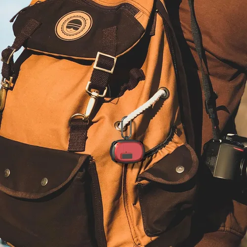 Vista 5 de Geekria Funda de PC compatible con auriculares inalámbricos Google Pixel Buds A, funda protectora de transporte con gancho para llavero, acceso al