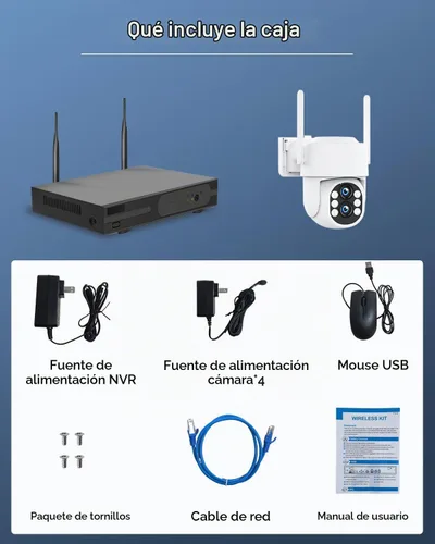 Vista 9 de Sistema de cámara de seguridad CCTV 4PCS con 4K NVR