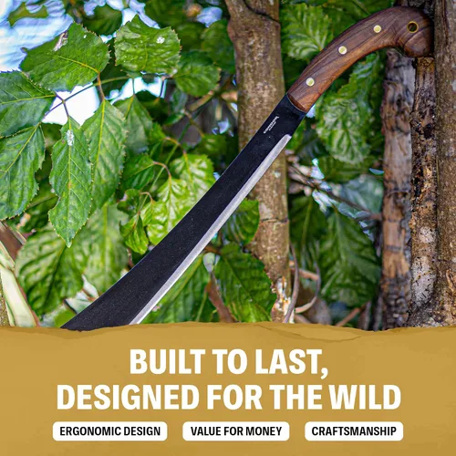 Vista 5 de Condor Tool & Knife Survival Machete with Walnut Handle