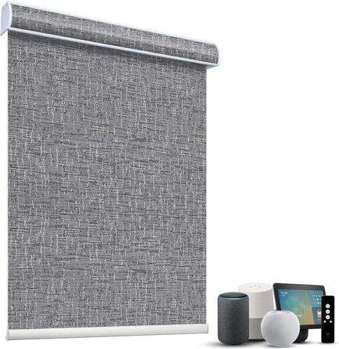 Vista 28 de SmartWings Persianas Motorizadas con Sombras para Ventana Control Remoto Funciona con Thread Apple Homekit Z-Wave Alexa 100% Blackout de Doble Cara