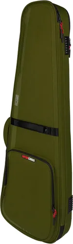 Vista 20 de Gator Cases ICON Series Premium - Bolsa de concierto resistente a la intemperie para guitarras de estilo semihueco; con tiradores de cremallera