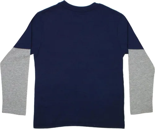 Vista 3 de Nintendo Camiseta de manga larga con estampado de Mario Kart y Super Mario Bros para niños