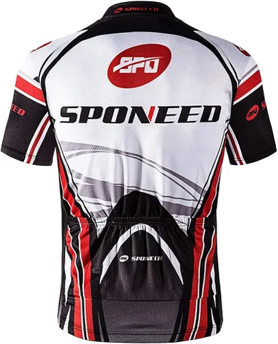 Vista 7 de sponeed Hombres Bicicletas Jersey Cremallera Completa Ciclismo Camisa Tops Transpirable