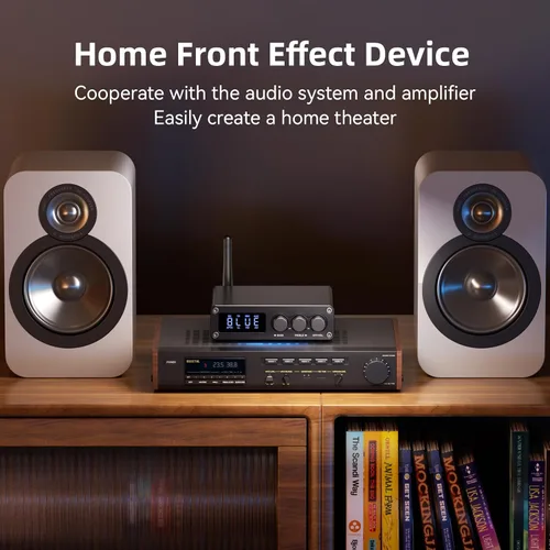 Vista 6 de M12 Pro Pre Bluetooth 5.2 Transmisor Receptor para TV, estéreo doméstico, auriculares BT, adaptador de decodificador de audio Bluetooth HD de baja