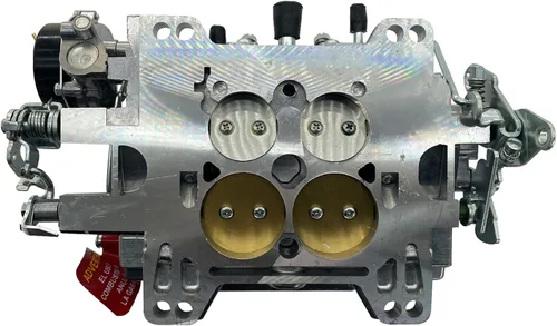 Vista 6 de 1806 - Repuesto de carburador de 4 barriles para carburador Thunder AVS 650 CFM con acabado satinado y orificio cuadrado (estrangulador eléctrico)