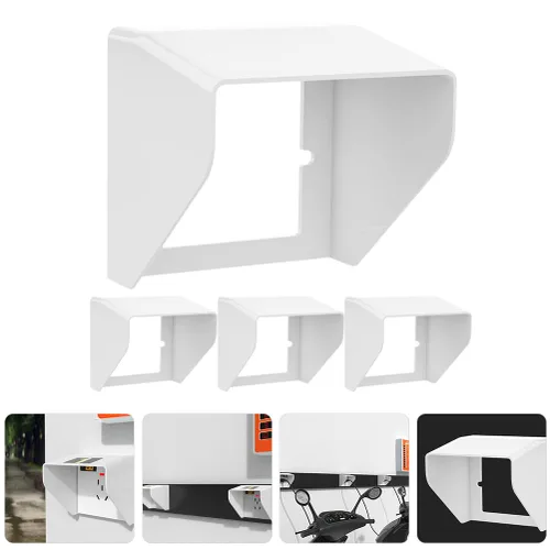 Vista 4 de GANAZONO - Caja de timbre resistente a la intemperie para exteriores de 3.66 x 3.62 x 3.38 pulgadas, fundas protectoras impermeables para control