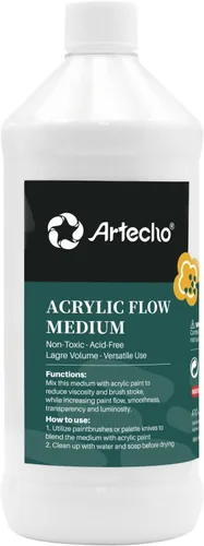 Vista 7 de Artecho Medio de Efectos de Vertimiento 8oz / 236ml, Medio Acrílica para Pintura Acrílica Medio acrílico, para pintura acrílica