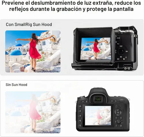 Vista 2 de Parasol de pantalla SmallRig para cámaras seleccionadas Sony