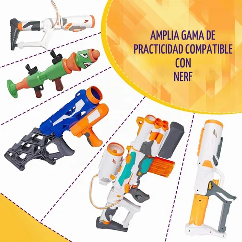 Vista 3 de BOROLA Missile Filled Foam Rocket Launcher Compatible for Nerf N-Strike Elite Series