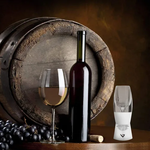 Vista 5 de Vinturi El aireador de vino Classic Essential Vertedor y decantador proporciona sabores mejorados con acabado más suave, características de cuerpo