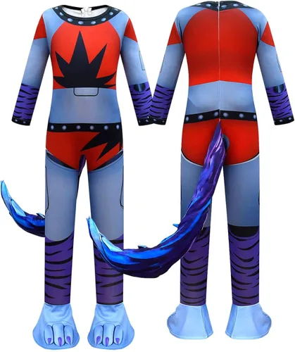 Vista 2 de Halloween Costume for Kids Music Game Character Cosplay Outfit