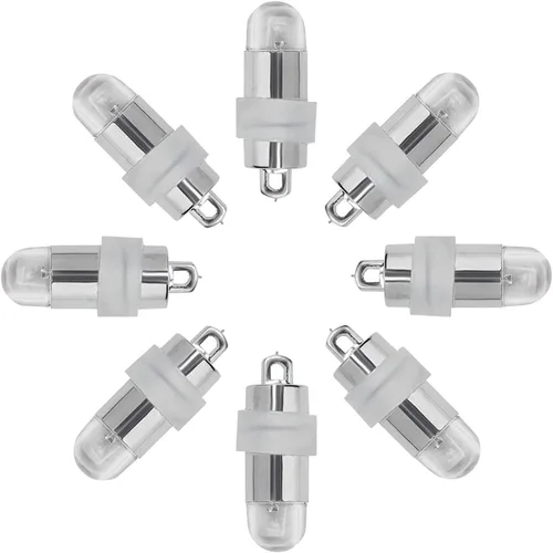 Vista 7 de Yizhet Paquete de 30 luces LED, mini luces LED de fiesta alimentadas por pilas para linternas de papel, decoración floral, interior y exterior