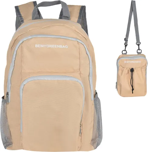 Vista 19 de Mochila impermeable plegable 35L para viajes de deportes al aire libre dentro del compartimento de ropa mojada plegable para múltiples