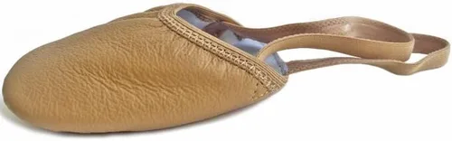 Vista 2 de DANCEYOU Pirouette Lyrical Leather Half Sole Ballet Jazz Contemporáneo Práctica Turning Dance Zapatos Niñas Mujeres Niño Hombres