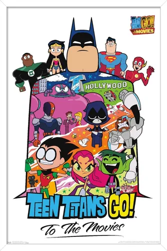 Vista 8 de Trends International DC Comics Movie Teen Titans Go! To The Movies - Póster de pared de collage, 22.4 pulgadas de largo x 14.7 pulgadas, versión