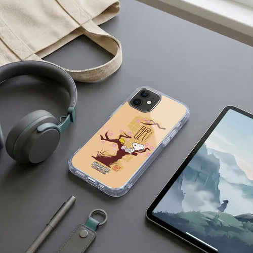 Vista 239 de Carcasa de gel para iPhone 7 Plus/iPhone 8 Plus, diseño de Snoopy Oriental de Peanuts, Badges
