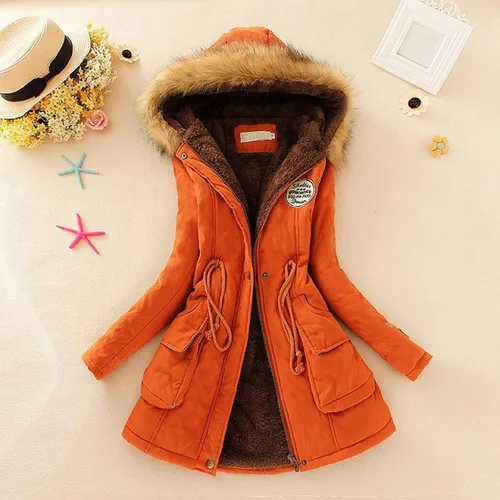 Vista 2 de Abrigos de moda de otoño para mujer, abrigos cálidos de invierno, abrigos casuales de vellón mullido, chaquetas de sherpa con capucha, chaquetas