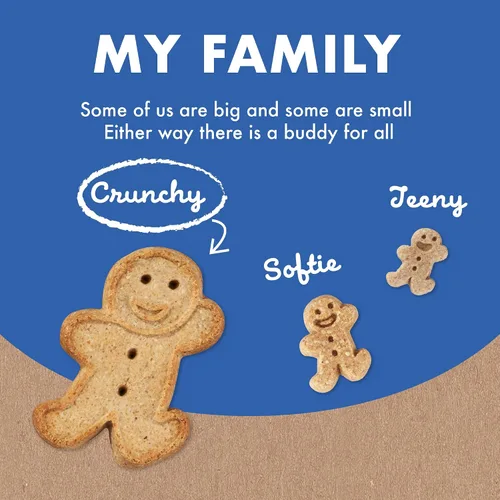 Vista 8 de Buddy Biscuits Caja de 16 onzas de golosinas crujientes para perros hechas con tocino y queso (paquete de 2)